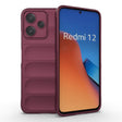 For Xiaomi Redmi 12 5G Magic Shield TPU + Flannel Phone Case(Wine Red) - free shipping - PMC TechLife - Order now!