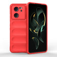 For Xiaomi Redmi K60 Ultra Magic Shield TPU + Flannel Phone Case(Red) - Redmi K60 Ultra Cases by PMC TechLife | Online Shopping South Africa | PMC TechLife | Buy Now Pay Later Mobicred