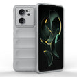 For Xiaomi Redmi K60 Ultra Magic Shield TPU + Flannel Phone Case(Grey) - Redmi K60 Ultra Cases by PMC TechLife | Online Shopping South Africa | PMC TechLife | Buy Now Pay Later Mobicred