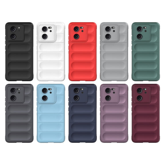 For Xiaomi Redmi K60 Ultra Magic Shield TPU + Flannel Phone Case(Grey)