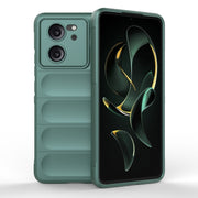 For Xiaomi Redmi K60 Ultra Magic Shield TPU + Flannel Phone Case(Dark Green)
