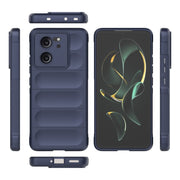 For Xiaomi Redmi K60 Ultra Magic Shield TPU + Flannel Phone Case(Dark Blue)