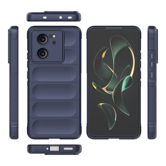 For Xiaomi Redmi K60 Ultra Magic Shield TPU + Flannel Phone Case(Dark Blue)