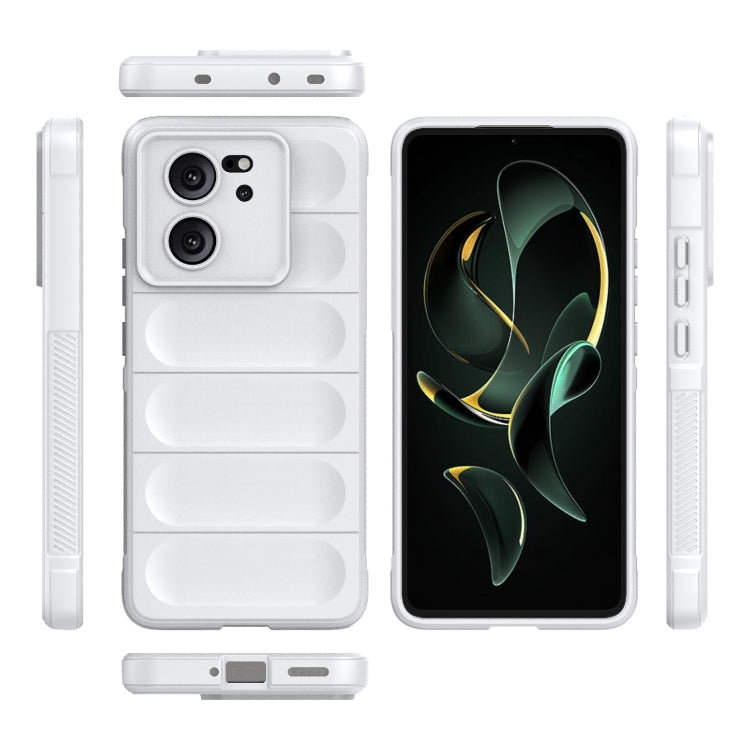 For Xiaomi Redmi K60 Ultra Magic Shield TPU + Flannel Phone Case(White)
