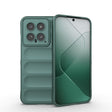 For Xiaomi 14 5G Magic Shield TPU + Flannel Phone Case(Dark Green) - 14 Cases by PMC TechLife | Online Shopping South Africa | PMC TechLife | Buy Now Pay Later Mobicred