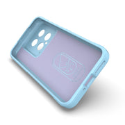 For Xiaomi 14 5G Magic Shield TPU + Flannel Phone Case(Light Blue)