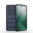 For Xiaomi 14 5G Magic Shield TPU + Flannel Phone Case(Dark Blue) - 14 Cases by PMC TechLife | Online Shopping South Africa | PMC TechLife | Buy Now Pay Later Mobicred