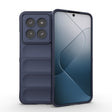 For Xiaomi 14 Pro 5G Magic Shield TPU + Flannel Phone Case(Dark Blue) - 14 Pro Cases by PMC TechLife | Online Shopping South Africa | PMC TechLife | Buy Now Pay Later Mobicred
