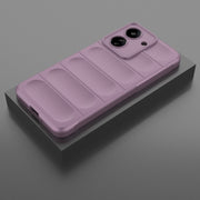 For Xiaomi Redmi 13C 4G Global Magic Shield TPU + Flannel Phone Case(Purple)