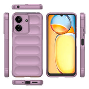 For Xiaomi Redmi 13C 4G Global Magic Shield TPU + Flannel Phone Case(Purple)
