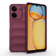 For Xiaomi Redmi 13C 4G Global Magic Shield TPU + Flannel Phone Case(Wine Red) - free shipping - PMC TechLife - Order now!