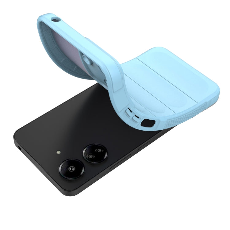For Xiaomi Redmi 13C 4G Global Magic Shield TPU + Flannel Phone Case(White)