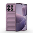 For Xiaomi Redmi K70 / K70 Pro 5G Magic Shield TPU + Flannel Phone Case(Purple) - K70 Pro Cases by PMC TechLife | Online Shopping South Africa | PMC TechLife | Buy Now Pay Later Mobicred