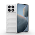 For Xiaomi Redmi K70E 5G Magic Shield TPU + Flannel Phone Case(White) - K70E Cases by PMC TechLife | Online Shopping South Africa | PMC TechLife | Buy Now Pay Later Mobicred