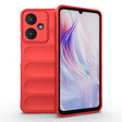For Xiaomi Redmi 13C 5G Magic Shield TPU + Flannel Phone Case(Red) - 13C Cases by PMC TechLife | Online Shopping South Africa | PMC TechLife | Buy Now Pay Later Mobicred
