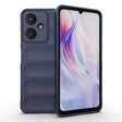 For Xiaomi Redmi 13C 5G Magic Shield TPU + Flannel Phone Case(Dark Blue) - 13C Cases by PMC TechLife | Online Shopping South Africa | PMC TechLife | Buy Now Pay Later Mobicred
