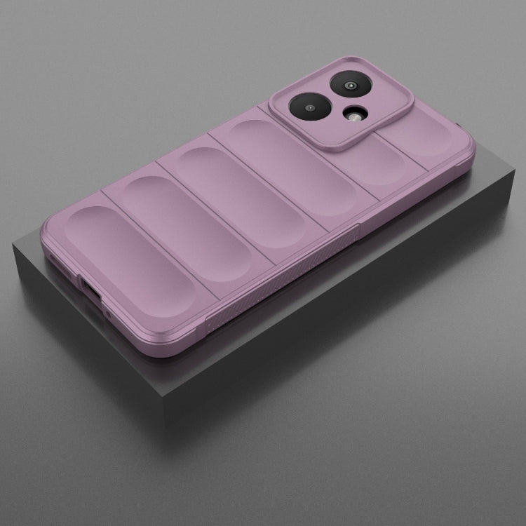 For Xiaomi Redmi 13C 5G Magic Shield TPU + Flannel Phone Case(Purple)