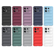 For Xiaomi Redmi Note 13 4G Global Magic Shield TPU + Flannel Phone Case(Grey)