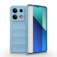 For Xiaomi Redmi Note 13 4G Global Magic Shield TPU + Flannel Phone Case(Light Blue) - free shipping - PMC TechLife - Order now!