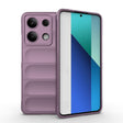 For Xiaomi Redmi Note 13 4G Global Magic Shield TPU + Flannel Phone Case(Purple) - Note 13 Cases by PMC TechLife | Online Shopping South Africa | PMC TechLife | Buy Now Pay Later Mobicred