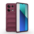 For Xiaomi Redmi Note 13 4G Global Magic Shield TPU + Flannel Phone Case(Wine Red) - free shipping - PMC TechLife - Order now!