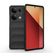 For Xiaomi Redmi Note 13 Pro 4G Global Magic Shield TPU + Flannel Phone Case(Black)