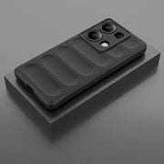 For Xiaomi Redmi Note 13 Pro 4G Global Magic Shield TPU + Flannel Phone Case(Black)