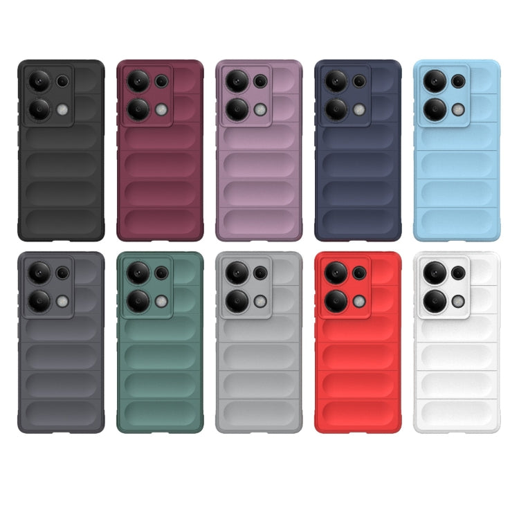 For Xiaomi Redmi Note 13 Pro 4G Global Magic Shield TPU + Flannel Phone Case(Red)