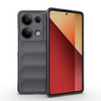 For Xiaomi Redmi Note 13 Pro 4G Global Magic Shield TPU + Flannel Phone Case(Dark Grey) - Note 13 Pro Cases by PMC TechLife | Online Shopping South Africa | PMC TechLife | Buy Now Pay Later Mobicred