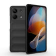 For Xiaomi Redmi Note 13R Pro 5G Magic Shield TPU + Flannel Phone Case(Black) - free shipping - PMC TechLife - Order now!