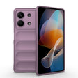 For Xiaomi Redmi Note 13R Pro 5G Magic Shield TPU + Flannel Phone Case(Purple) - Xiaomi Cases by PMC TechLife | Online Shopping South Africa | PMC TechLife | Buy Now Pay Later Mobicred
