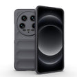 For Xiaomi 14 Ultra Magic Shield TPU + Flannel Phone Case(Dark Grey) - 14 Ultra Cases by PMC TechLife | Online Shopping South Africa | PMC TechLife | Buy Now Pay Later Mobicred