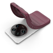 For Xiaomi 14 Ultra Magic Shield TPU + Flannel Phone Case(Dark Blue)