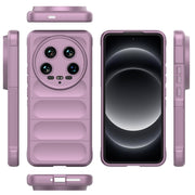 For Xiaomi 14 Ultra Magic Shield TPU + Flannel Phone Case(Purple)