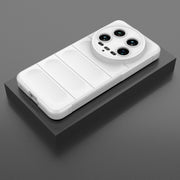 For Xiaomi 14 Ultra Magic Shield TPU + Flannel Phone Case(White)