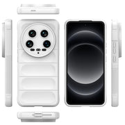 For Xiaomi 14 Ultra Magic Shield TPU + Flannel Phone Case(White)