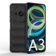 For Xiaomi Redmi A3 4G Global Magic Shield TPU + Flannel Phone Case(Black) - Xiaomi Cases by PMC TechLife | Online Shopping South Africa | PMC TechLife | Buy Now Pay Later Mobicred