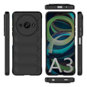 For Xiaomi Redmi A3 4G Global Magic Shield TPU + Flannel Phone Case(Black)