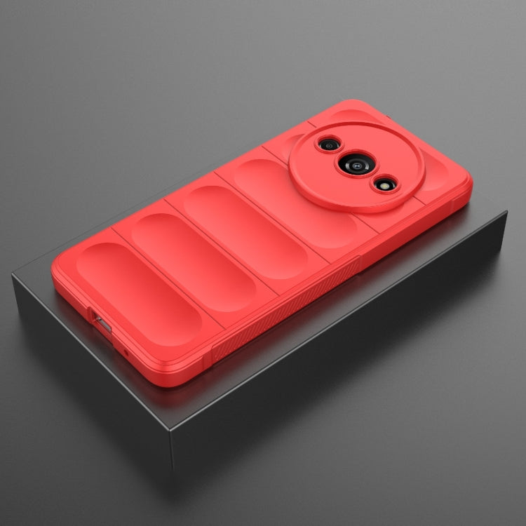 For Xiaomi Redmi A3 4G Global Magic Shield TPU + Flannel Phone Case(Red)