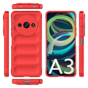 For Xiaomi Redmi A3 4G Global Magic Shield TPU + Flannel Phone Case(Red)