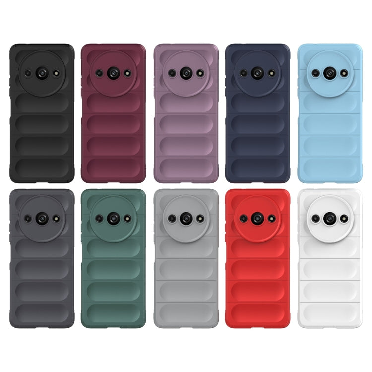 For Xiaomi Redmi A3 4G Global Magic Shield TPU + Flannel Phone Case(Red)