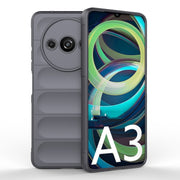 For Xiaomi Redmi A3 4G Global Magic Shield TPU + Flannel Phone Case(Dark Grey)
