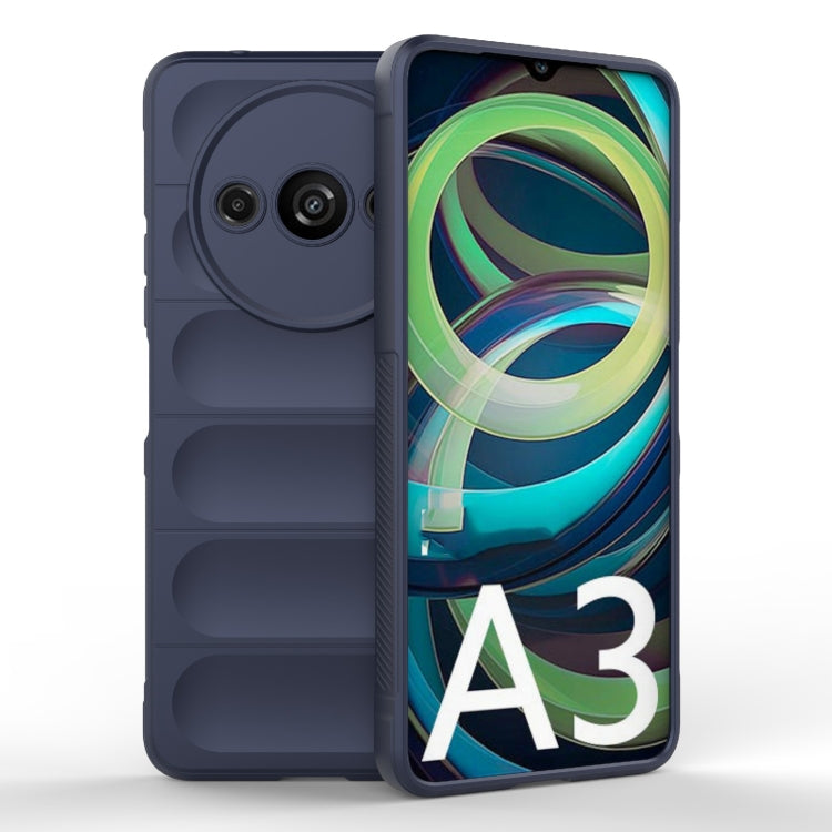 For Xiaomi Redmi A3 4G Global Magic Shield TPU + Flannel Phone Case(Dark Blue)