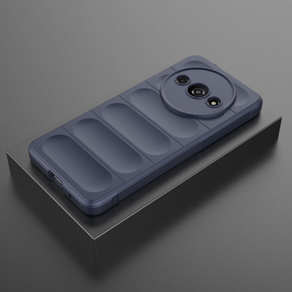 For Xiaomi Redmi A3 4G Global Magic Shield TPU + Flannel Phone Case(Dark Blue)