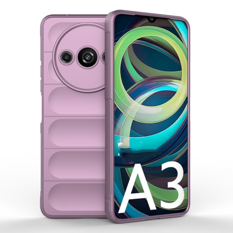 For Xiaomi Redmi A3 4G Global Magic Shield TPU + Flannel Phone Case(Purple)