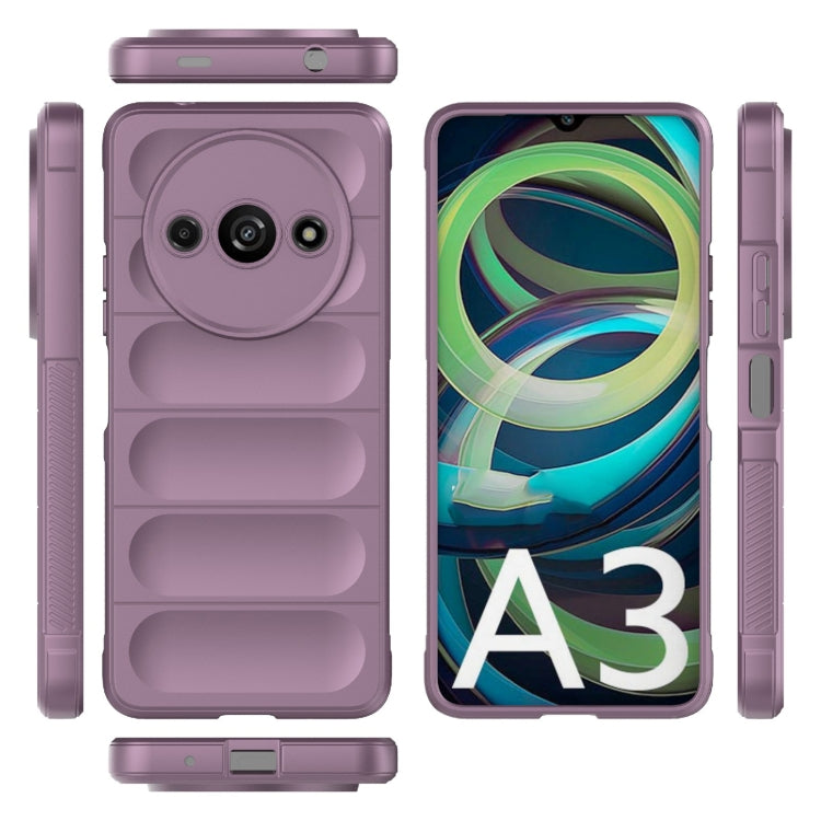 For Xiaomi Redmi A3 4G Global Magic Shield TPU + Flannel Phone Case(Purple)