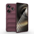 For Xiaomi Redmi Turbo 3 5G Magic Shield TPU + Flannel Phone Case(Wine Red) - Xiaomi Cases by PMC TechLife | Online Shopping South Africa | PMC TechLife | Buy Now Pay Later Mobicred