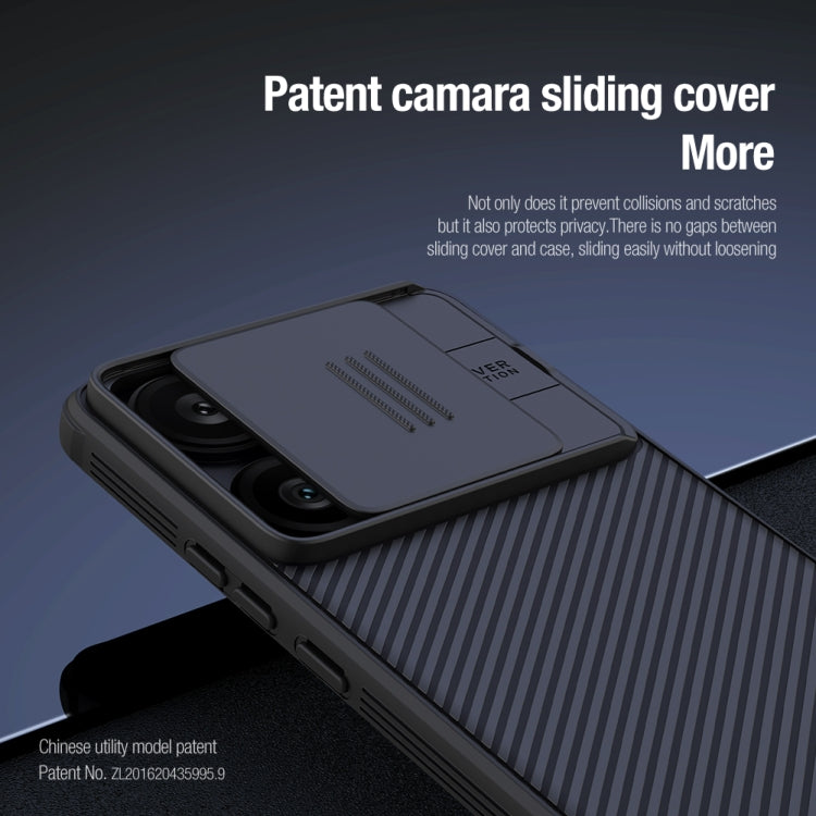 For Xiaomi Redmi Turbo 3 NILLKIN CamShield Pro PC Phone Case(Blue)