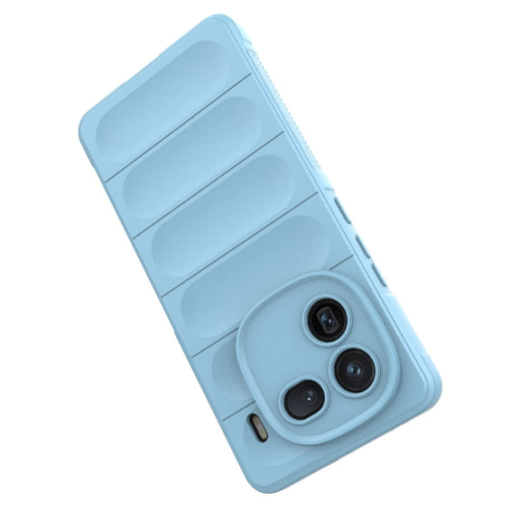 For vivo iQOO 12 5G Magic Shield TPU + Flannel Phone Case(White)