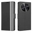 For Huawei nova 12i 4G Twill Texture Side Button Leather Phone Case(Black) - free shipping - PMC TechLife - Order now!